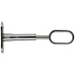 Support réglable - My dressing - 65 à 95 mm - axe/mur - ovale 30 x 15  mm -