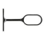 Support - My dressing - 55 mm - axe/mur - 30 x 15 mm - chrome - lot de 2