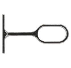 Support - My dressing - 55 mm - axe/mur - 30 x 15 mm - chrome - lot de 2