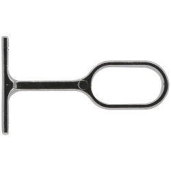 Support - My dressing - 55 mm - axe/mur - 30 x 15 mm - chrome - lot de 2