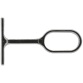 Support - My dressing - 55 mm - axe/mur - 30 x 15 mm - chrome - lot de 2