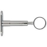 Support réglable - My dressing - 60 à 90 mm - axe/mur - D19 mm - chrome