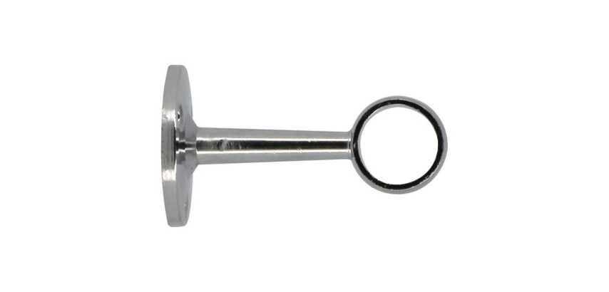 Support - My dressing - 60 mm - axe/mur - D19 mm - chrome - lot de 2