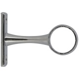 Support - My dressing - 50 mm - axe/mur - D19 mm - chrome - lot de 2