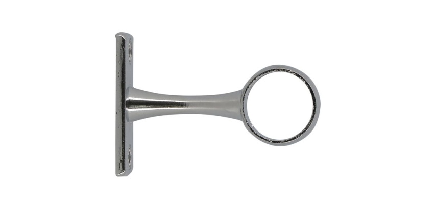 Support - My dressing - 50 mm - axe/mur - D19 mm - chrome - lot de 2