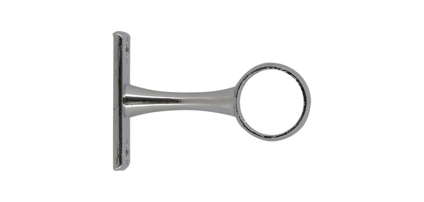 Support - My dressing - 50 mm - axe/mur - D19 mm - chrome - lot de 2