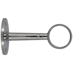 Support - My dressing - 70 mm - axe/mur - D25 mm - chrome - lot de 2