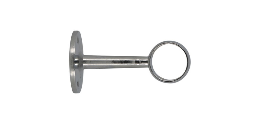 Support - My dressing - 70 mm - axe/mur - D25 mm - chrome - lot de 2