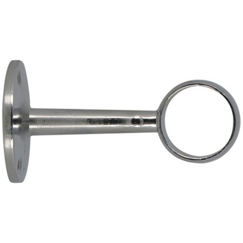 Support - My dressing - 70 mm - axe/mur - D25 mm - chrome - lot de 2