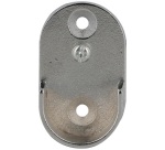 Naissance entre murs - My dressing - D25 mm - chrome - lot de 2