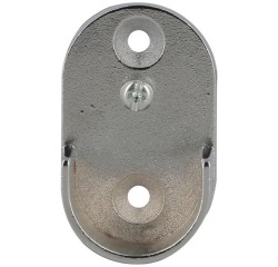 Naissance entre murs - My dressing - D25 mm - chrome - lot de 2