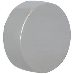 Bouchon de dressing - My dressing - D25 mm - chrome - lot de 2