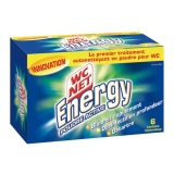 Détartrant WC- poudre nettoyante - Energy Active - lot de 6 sachets