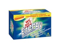 Détartrant WC- poudre nettoyante - Energy Active - lot de 6 sachets