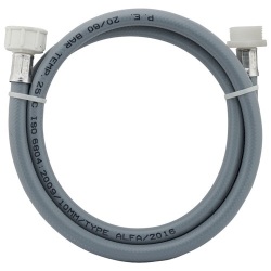 Flexible machine à laver caoutchouc - droit - mâle 3/4" - femelle 3/4" - 1.