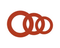 Joint plat intérieur de raccord - fibre - rouge - lot de 19 assortis