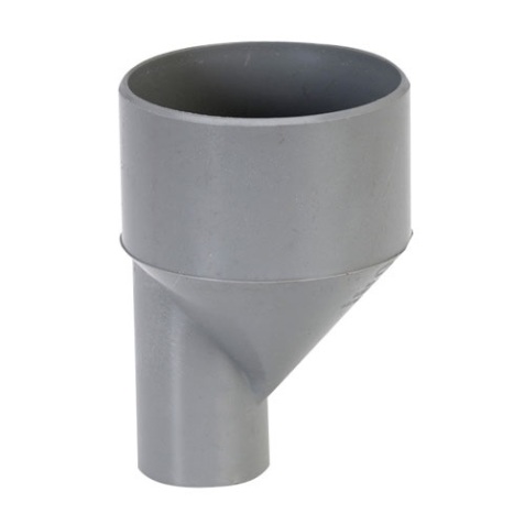 Réduction PVC - excentrée - mâle-femelle - D100 à 40 mm - gris