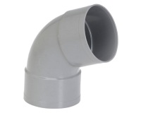 Coude PVC  67° - femelle-femelle - D100 mm - gris