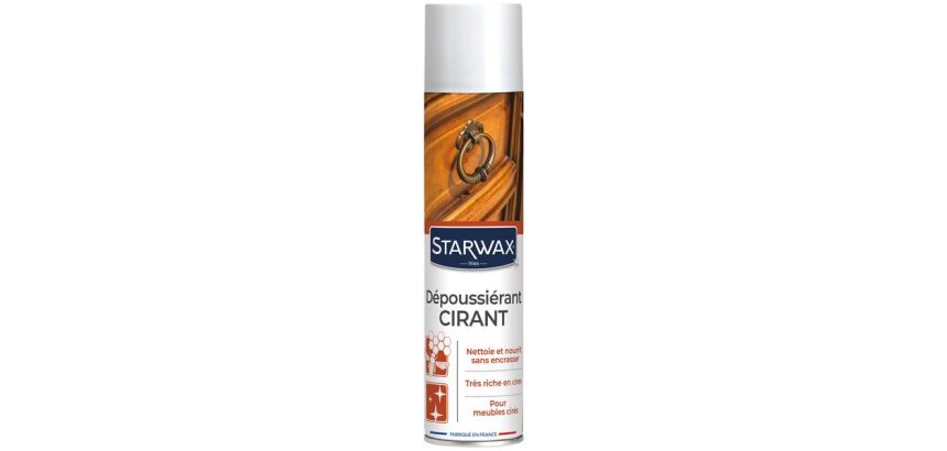 Nettoyant dépoussiérant mobilier intérieur - cirant - 400 mL