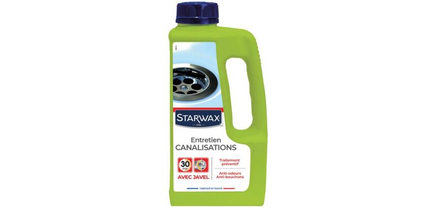 Entretien des canalisations avec javel - 1L