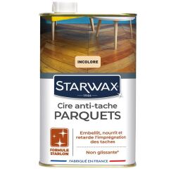 Cire anti-tache starlon parquet ciré - incolore - 1 L