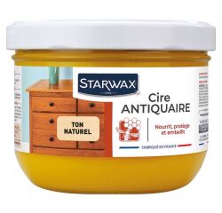 Cire des antiquaires pâte - naturel - 375 mL