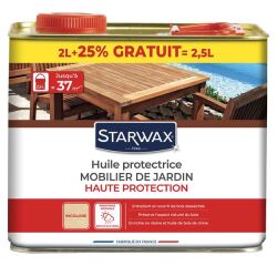 Huile protectrice - teck, bois exotique - incolore - 2 L