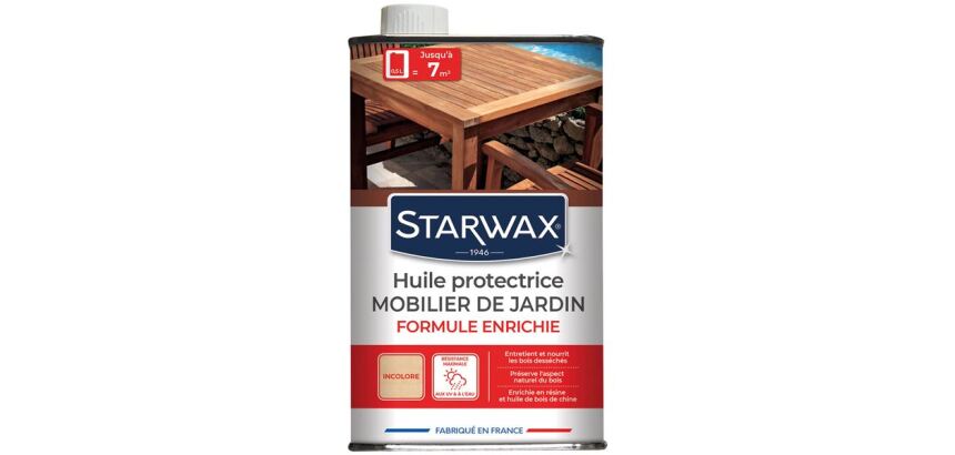 Huile protectrice - teck, bois exotique - 500 mL