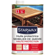 Huile protectrice mobilier de jardin - teck et bois exotique - incolore - 1