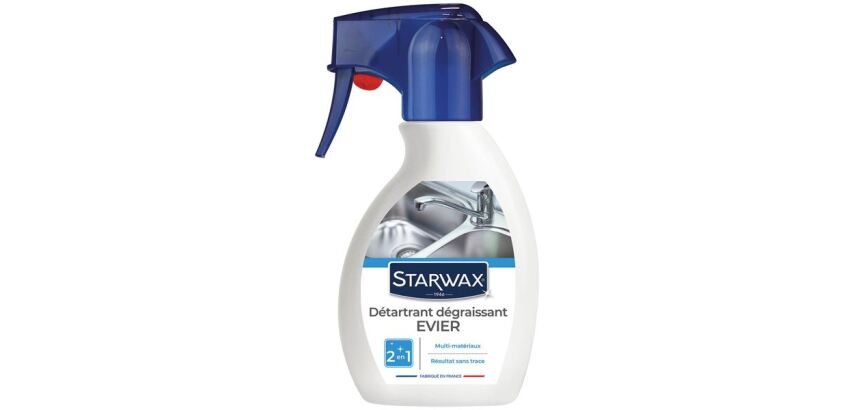 Détartrant dégraissant pour évier - spray - 250 mL
