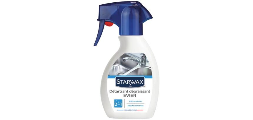 Détartrant dégraissant pour évier - spray - 250 mL