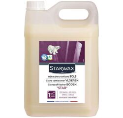 Rénovateur Brillant Protecteur pour sols intérieurs Strawaax "Star" - bidon 5 L