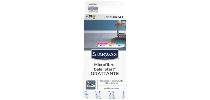 Microfibre balai start grattante