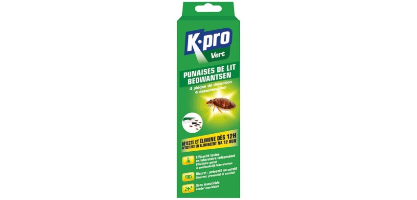 Piège à punaises de lit K-Pro vert - Étui de 4