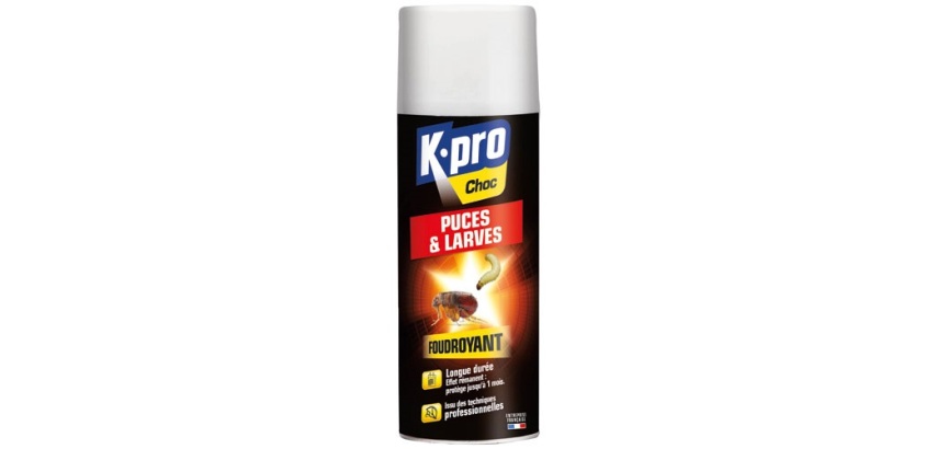 Bombe foudroyant - puces et larves - 400 mL