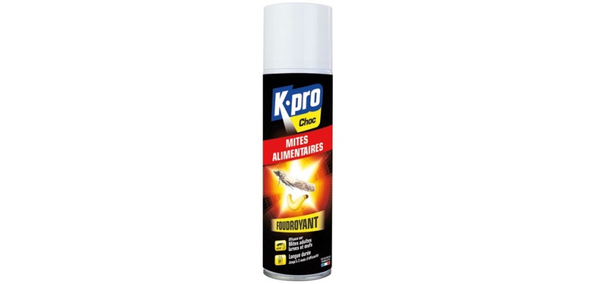 Aérosol foudroyant mites alimentaires - 250 mL