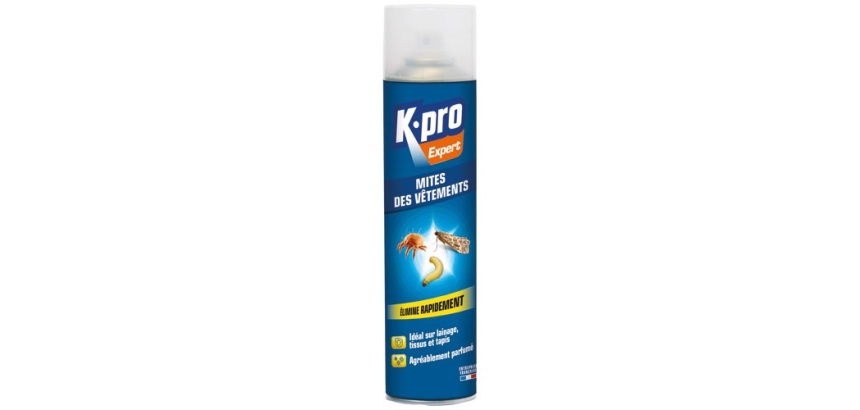 Aérosol mites des vêtements - 400 mL