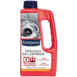 Déboucheur gel express Starwax -  Bidon de 1 L