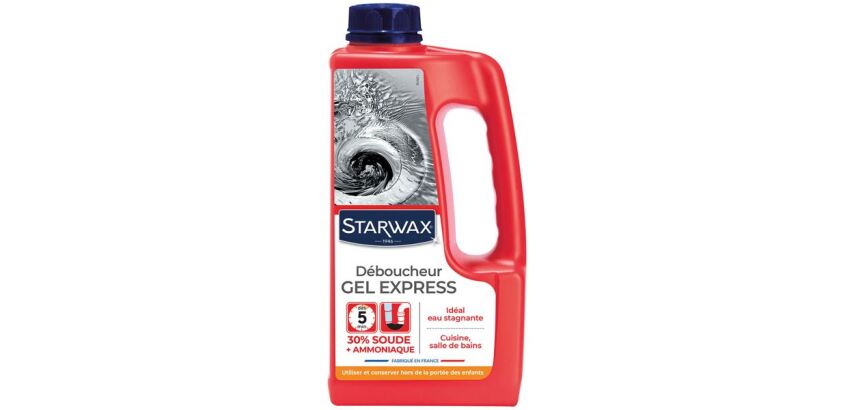 Déboucheur gel express Starwax -  Bidon de 1 L