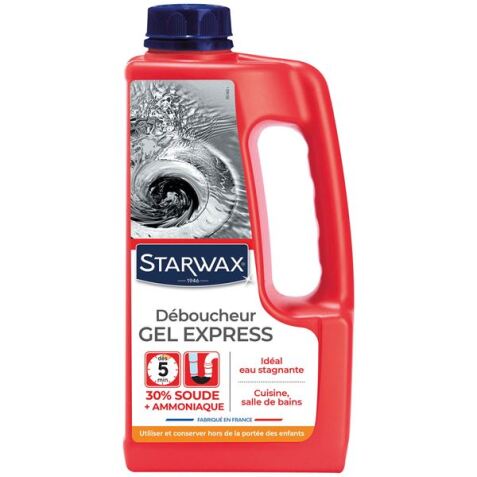 Déboucheur gel express Starwax -  Bidon de 1 L