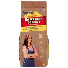 Bicarbonate de soude alimentaire Starwax The fabulous - Sachet de 1 kg