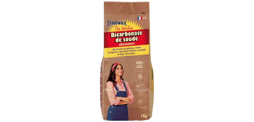 Bicarbonate de soude alimentaire Starwax The fabulous - Sachet de 1 kg