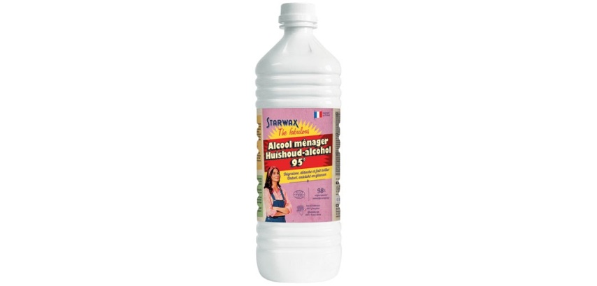 Alcool ménager 95° Starwax The fabulous - Flacon de 1 L