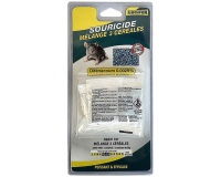 Appât 3 céréales - souricide - difénacoum - 40 g - 2 sachets de 20 g