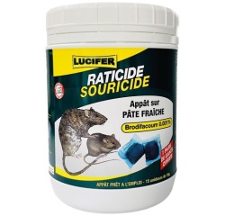 Appât pâte fraiche - rats et souris - 150 g - 15 sachets de 10 g