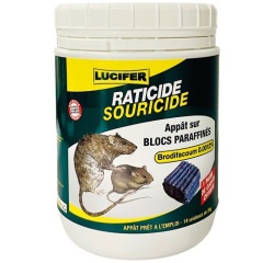 Appât bloc - rats et souris - 280 g - 14 blocs de 20 g