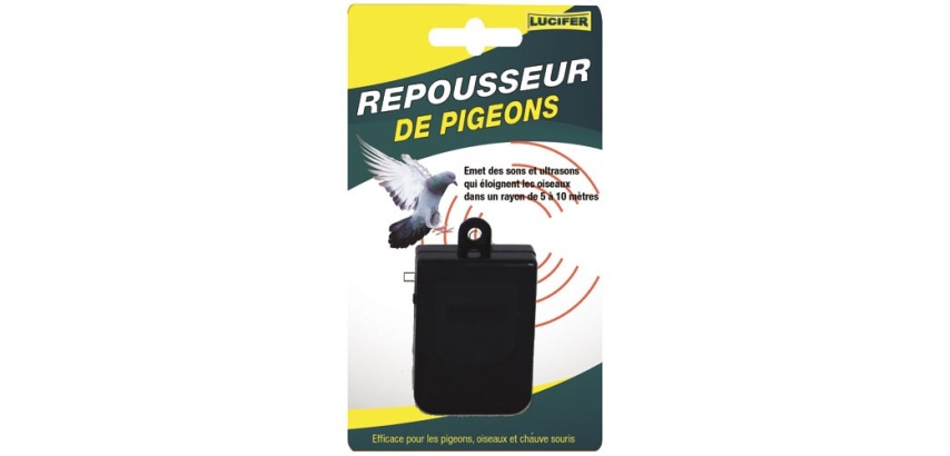 Repousseur à ultrasons - pour pigeons - chauves-souris - oiseaux