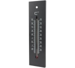 Thermomètre à dilatation - en médium contemporain - (-)20 + 60°C - noir