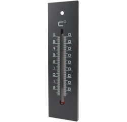 Thermomètre à dilatation - en médium contemporain - (-)20 + 60°C - noir