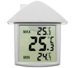 Thermomètre mini-maxi - électronique fenêtre - IPX 3 - à ventouse - (-)20 +